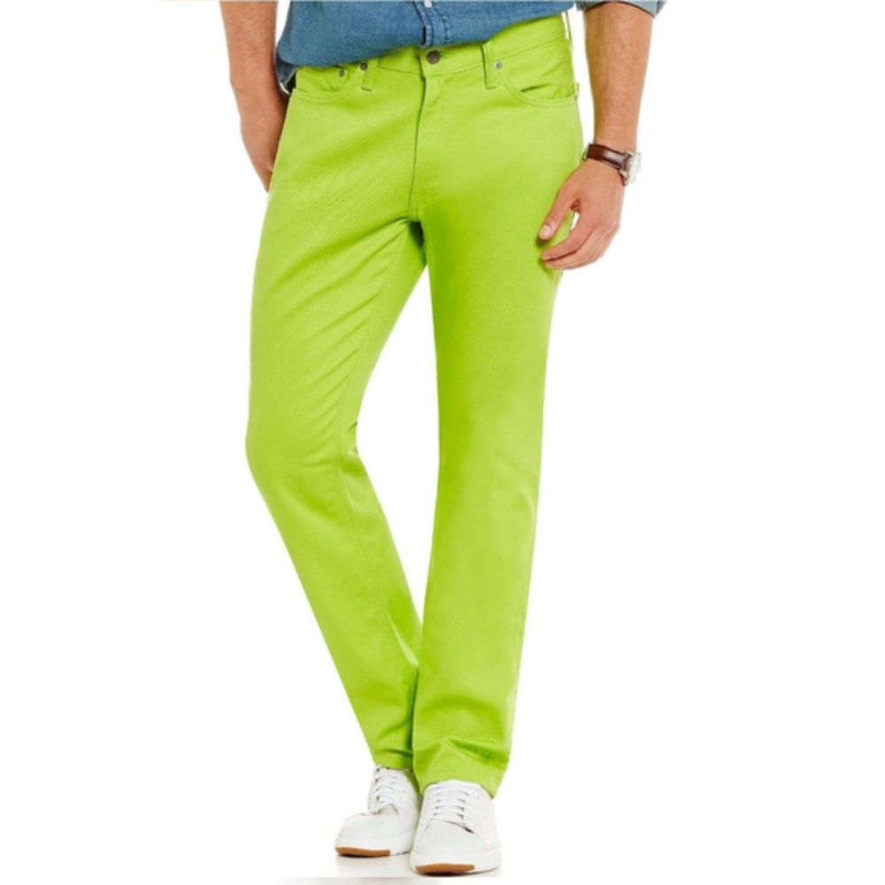 NWT Levi's 541 Athletic Fit Jeans Neon Green Jeans